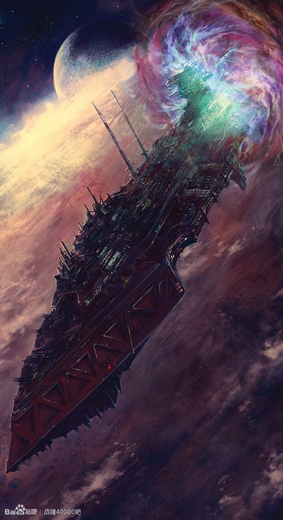 组图:晦暗星海中的钢铁巨兽 战锤40k中的宇宙战舰