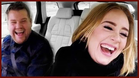 【柯登深夜秀】阿黛尔ft.詹姆斯柯登拼车K歌房