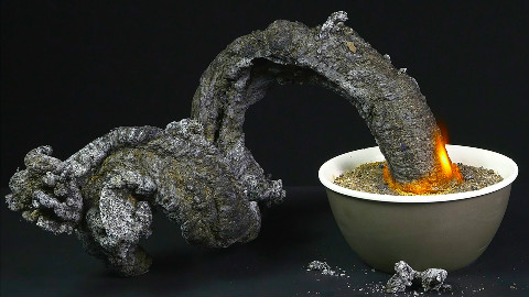 【家庭科学】不可思议的火蛇科学实验 @柚子