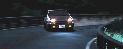 童年】头文字D那些超燃的对决! 秋名山车神!