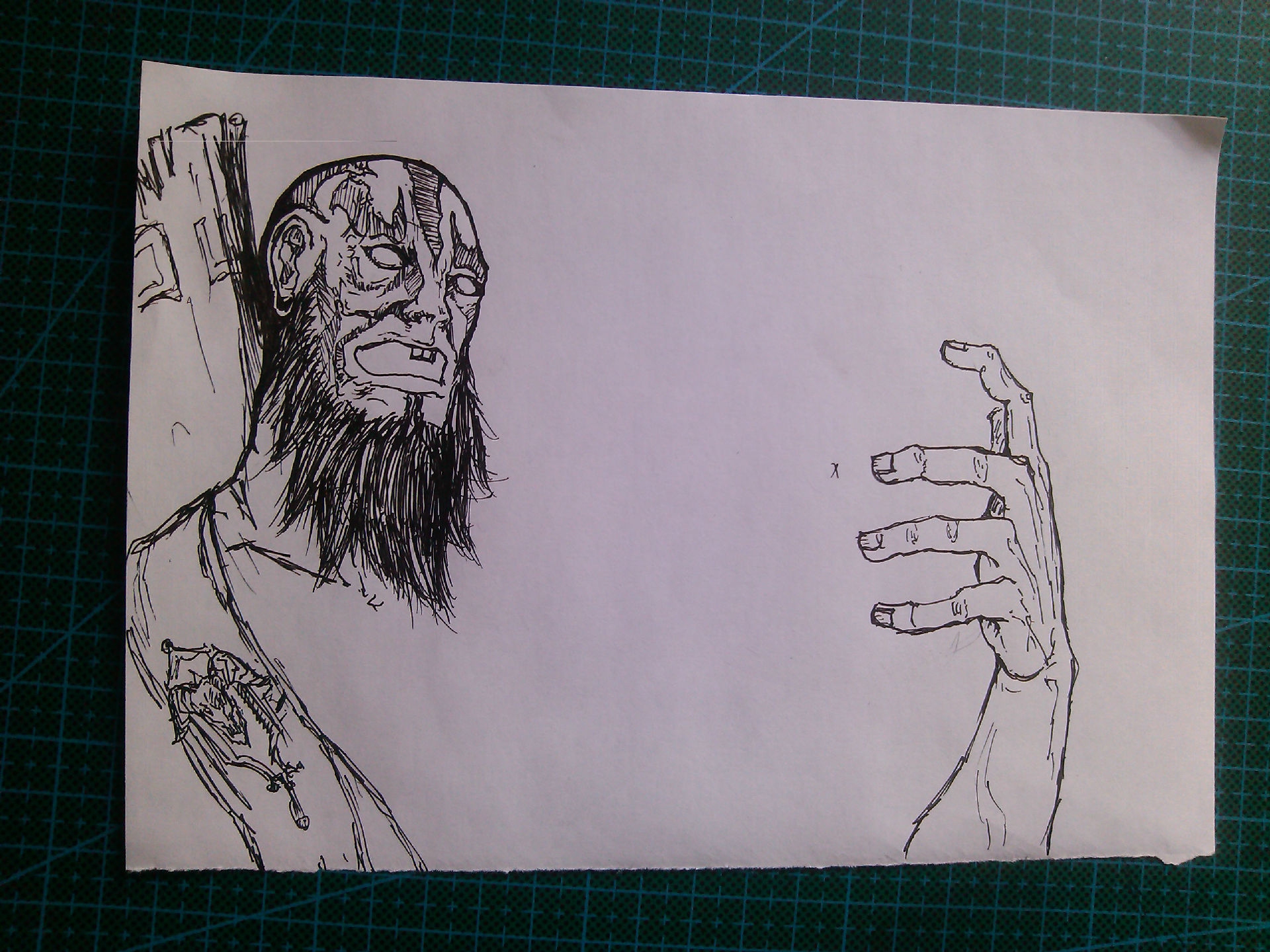 教你如何画出霸气的光头大叔