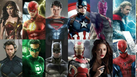 蝙蝠侠vs超人,美国队长vs钢铁侠!#拭目以待# (分享自