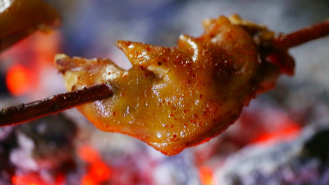 中年大叔树上求救,点起篝火竟为烤半边!