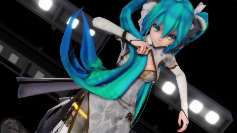 【mmd】白丝金丝雀旗袍miku 