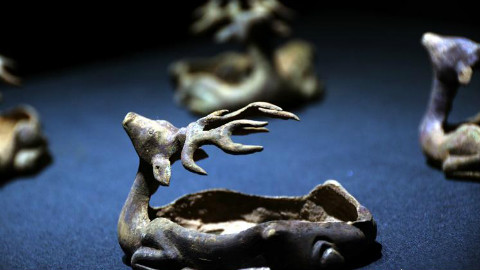 海昏侯大墓考古挖掘现场